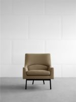 Bild von Fredericia Furniture 6540 A-Chair von Jens Risom SH: 42 cm - Vidar 333/Schwarz lackierte Eiche