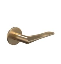 Bild von FROST Architectural Hardware HB102 Türgriff klein – gebürstetes Gold