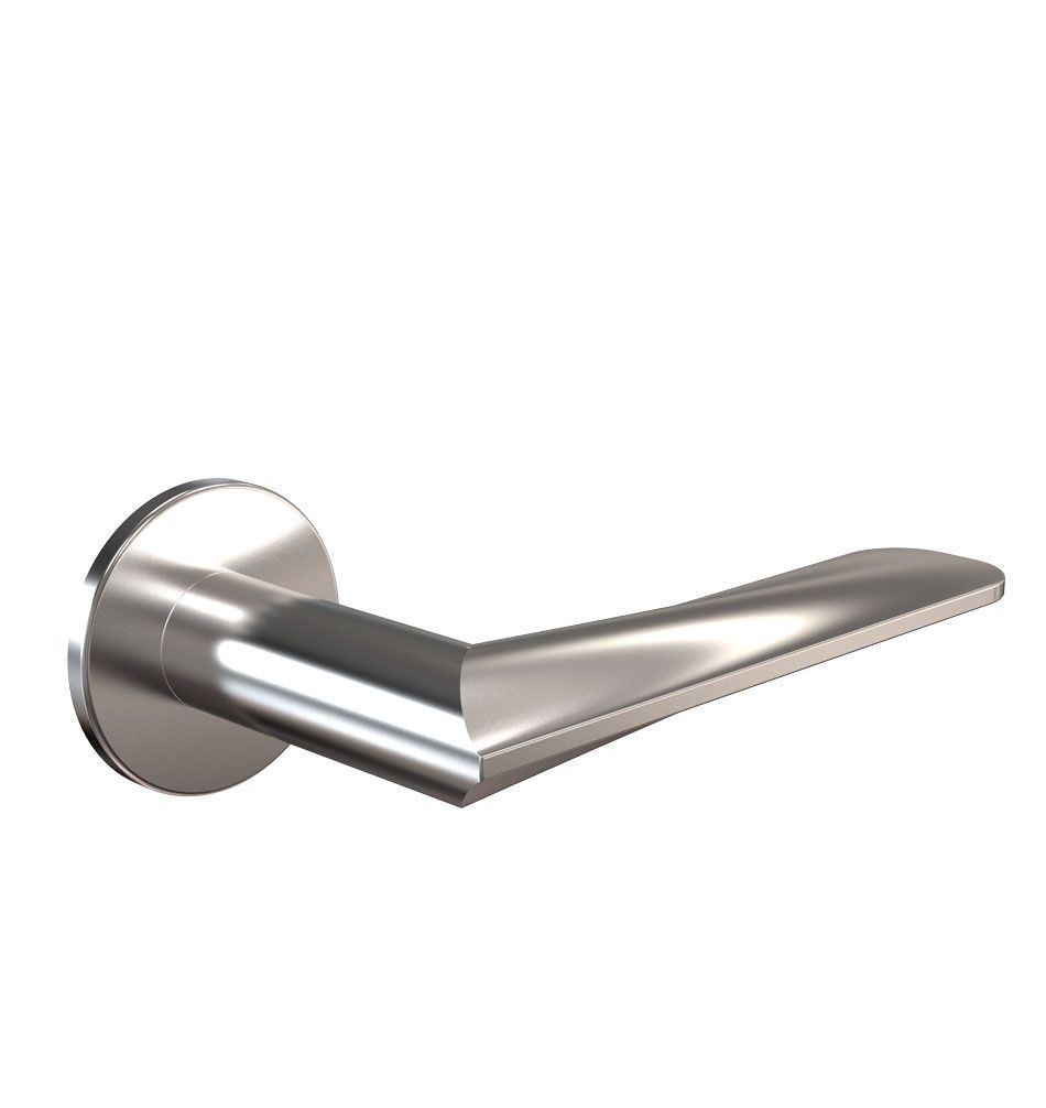 Bild von FROST Architectural Hardware HB102 Türgriff groß – gebürsteter Stahl