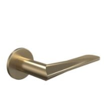 Bild von FROST Architectural Hardware HB102 Türgriff groß – gebürstetes Gold