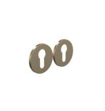 Bild von FROST Architectural Hardware Element 3001 Rosetten – Gebürstetes Gold
