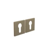 Bild von FROST Architectural Hardware Kube 3001 Rosetten – Gebürstetes Gold