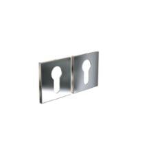 Bild von FROST Architectural Hardware Kube 3001 Rosetten – Polierter Stahl