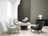 Bild von Fredericia Furniture 1770 Swoon Lounge Chair SH: 40 cm - Hallingdal 116/Lakeret Eg
