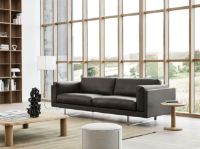 Bild von Erik Jørgensen EJ 280 2 Pers. Sofa 100 L: 240 cm – Ton 13/Gebürstetes Chrom