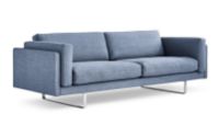 Bild von Erik Jørgensen EJ 280 2 Pers. Sofa 100 L: 240 cm – Foss 722/Gebürstetes Chrom