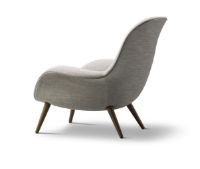 Bild von Fredericia Furniture 1770 Swoon Lounge Chair SH: 40 cm – Ruskin 10/Räuchereiche