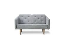 Bild von Fredericia Furniture 2002 Nr. 1 2 Pers. Sofa L: 143 cm – Hallingdal 130/geölte Eiche