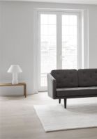 Bild von Fredericia Furniture 2002 Nr. 1 2 Pers. Sofa L: 143 cm – Hallingdal 180/Schwarz lackierte Eiche