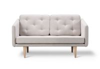 Bild von Fredericia Furniture 2002 Nr. 1 2 Pers. Sofa L: 143 cm – Sunniva 717/Seifenbehandelte Eiche