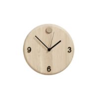 Bild von Andersen Furniture Wood Time Wanduhr Ø: 22 cm – Eiche