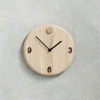Bild von Andersen Furniture Wood Time Wanduhr Ø: 22 cm – Eiche