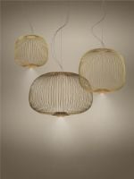 Bild von Foscarini Spokes 2 Small MyLight Pendelleuchte Ø: 34 cm - Bronze