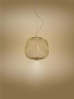 Bild von Foscarini Spokes 2 Small MyLight Pendelleuchte Ø: 34 cm - Gold