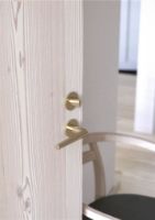 Bild von FROST Architectural Hardware HB203 Toilettenanzeige in der Mitte – gebürstetes Gold