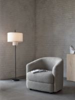 Bild von New Works Covent Lounge Chair SH: 42 cm – Nevotex Barnum Hemp 3