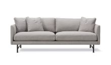 Bild von Fredericia Furniture 5652 Calmo 2 Pers. Sofa 95 L: 200 cm – Sunniva 717/Schwarz lackierter Rahmen