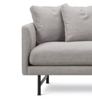 Bild von Fredericia Furniture 5652 Calmo 2 Pers. Sofa 95 L: 200 cm – Sunniva 717/Schwarz lackierter Rahmen