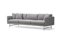 Bild von Fredericia Furniture 5623 Calmo 3 Pers. Sofa L: 250 cm - Clay 13/Matkrom Stel