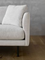 Bild von Fredericia Furniture 5623 Calmo 3 Pers. Sofa L: 250 cm - Clay 13/Matkrom Stel