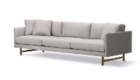 Bild von Fredericia Furniture 5623 Calmo 3 Pers. Sofa L: 250 cm – Sunniva 717/Räuchereiche