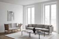 Bild von Fredericia Furniture 5623 Calmo 3 Pers. Sofa L: 250 cm – Sunniva 717/Räuchereiche