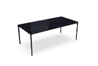 Bild von SOVET Slim Rechteckig 200x100 cm - Schwarz/Keramik Poliertes Marquinia