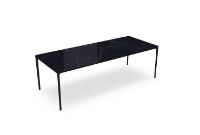 Bild von SOVET Slim Rechteckig 240x100 cm - Schwarz/Keramik Poliertes Marquinia