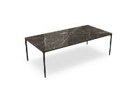 Bild von SOVET Slim Rechteckig 240x120 cm - Schwarz/Keramik Ombra di Caravaggio