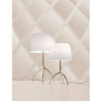 Bild von Foscarini Lumiere 30th Piccola mit Dimmer Bordlampe H: 35 cm - Champagner/Pastillen