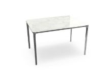 Bild von SOVET Slim Rechteckig 120x80 cm - Chrom/Keramik Arabescato Light