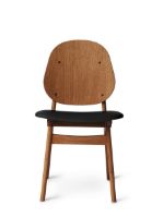 Bild von Warm Nordic Noble Chair SH: 45 cm – Teak/Schwarz