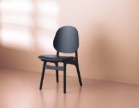 Bild von Warm Nordic Noble Chair SH: 45 cm - Schwarz/Schwarz