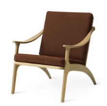 Bild von Warm Nordic Lean Back Lounge Chair SH: 41 cm – Eiche/Terra