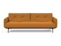 Bild von Innovation Living Black Label ILB 201 Schlafsofa mit Armlehnen L: 226 cm – Mozart Masala/Schwarz