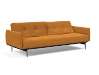 Bild von Innovation Living Black Label ILB 201 Schlafsofa mit Armlehnen L: 226 cm – Mozart Masala/Schwarz