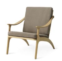 Bild von Warm Nordic Lean Back Lounge Chair SH: 41 cm – Eiche/Seppia