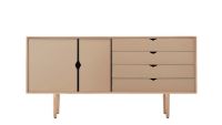 Bild von Andersen Furniture S6 Beistelltisch 163 x 79 cm – seifenbehandelte Eiche/Kaschmir