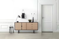 Bild von Andersen Furniture S6 Beistelltisch 163 x 79 cm – seifenbehandelte Eiche/Kaschmir