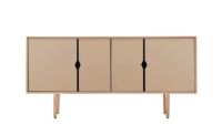 Bild von Andersen Furniture S7 Beistelltisch 163 x 80 cm – seifenbehandelte Eiche/Kaschmir