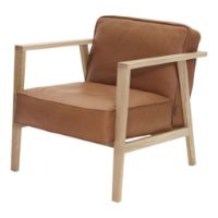 Bild von Andersen Furniture LC1 Loungesessel SH: 42 cm – Eiche/Cognac-Leder