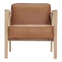 Bild von Andersen Furniture LC1 Loungesessel SH: 42 cm – Eiche/Cognac-Leder