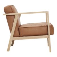 Bild von Andersen Furniture LC1 Loungesessel SH: 42 cm – Eiche/Cognac-Leder