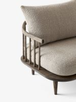 Bild von &Tradition Fly SC1 Lounge Chair SH: 40 cm – Geräucherte geölte Eiche/Karakorum 003