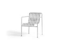 Bild von HAY Palissade Dining Arm Chair SH: 45 cm 2 Stk. - Feuerverzinkter Stahl