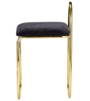 Bild von AYTM Angui Stuhl H: 68 cm – Anthrazit/Gold