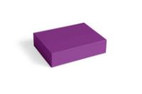 Bild von HAY Farbaufbewahrung 33x25,5x8,5 cm - Leuchtendes Lila OUTLET