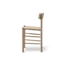 Bild von Fredericia Furniture 3239 J39 Mogensen Esszimmerstuhl SH: 46,5 cm – Eiche geseift/Naturgeflecht