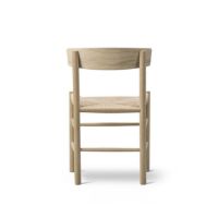 Bild von Fredericia Furniture 3239 J39 Mogensen Esszimmerstuhl SH: 46,5 cm – Eiche geseift/Naturgeflecht