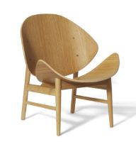 Bild von Warm Nordic The Orange Lounge Chair SH: 38 cm – Eiche